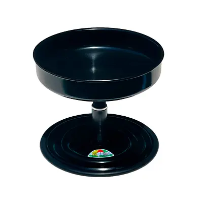 Comedouro Vida Mansa Au Au Preto para Cães