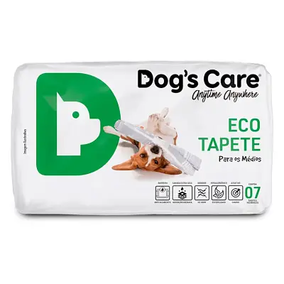 Tapete Higiênico Cães Médio Porte Dog´S Care 7 Unidades