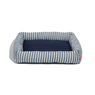 Cama Spike Listra Azul para Cães e Gatos