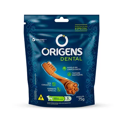 Snack Origens Dental para Cães de Porte Pequeno - 75 g