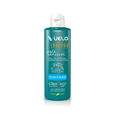 Shampoo Vuelo Pele Sensível Explosão de Encantos para Cães e Gatos 500ml