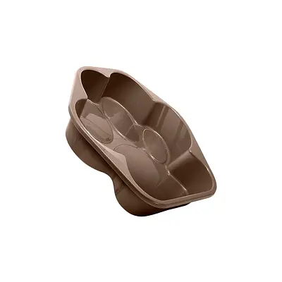 Bandeja Higiênica Pata Marrom para Gatos