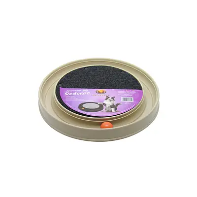 Arranhador Furacão Pet Redondo para Gatos Bege