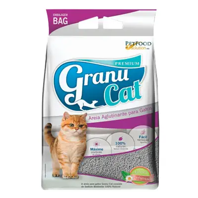 Areia Higiênica Gatos Granucat B.U.A com Aroma 4kg