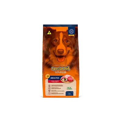 Ração Special Dog GoldLife Premium Especial Sabor Carne e Frango com Batata-Doce para Cães Adultos
