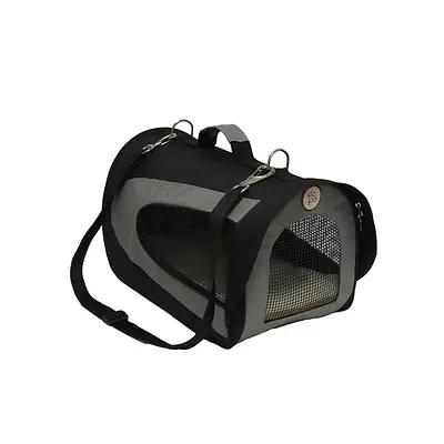 Bolsa de Transporte São Pet P-Sport Preta para Cães e Gatos