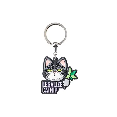 Chaveiro Cansei de Ser Gato Legalize Catnip