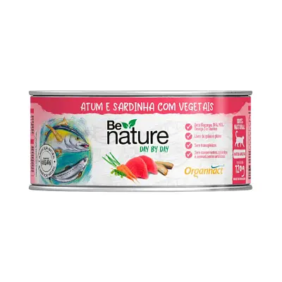 Ração Úmida Atum Organnact Be Nature Day By Day Para Gatos Idosos