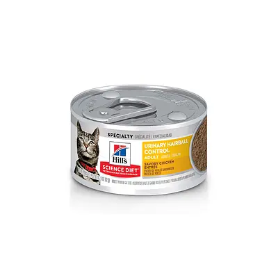 Ração Úmida Hill's Science Diet Cuidado urinário e Bolas de Pelo para Gatos Adultos Sabor Frango 82g