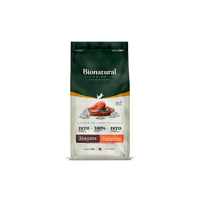 Ração Bionatural Prime para Gatos Adultos Sabor Salmão, Maracujá, Cranberry e Aveia