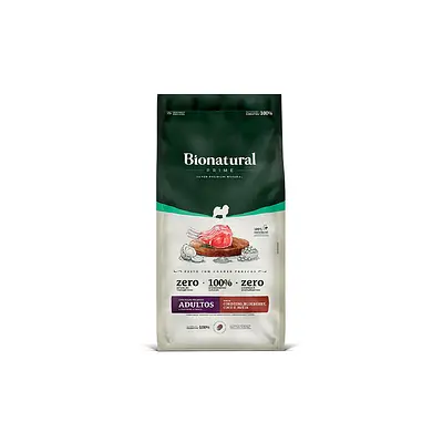 Ração Bionatural Prime para Cães Adultos de Raças Pequenas Sabor Cordeiro, Blueberry, Coco e Aveia