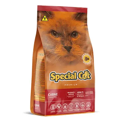 Ração Gatos Special Cat Adultos Carne 1kg