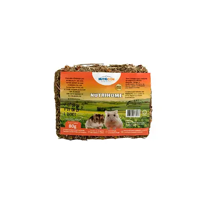 Casa Comestível Nutrihome para Roedores 80g
