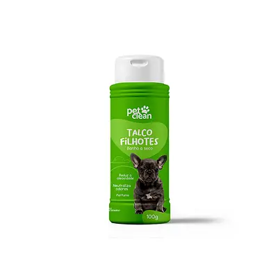 Talco Banho a Seco Pet Clean Fihote para Cães 100g