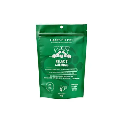 Biscoito HealthPet Pro Relax e Calming para Cães 50 g