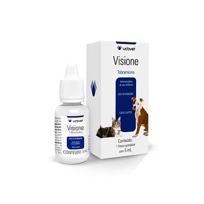 Colírio UCB Visione para Cães e Gatos 5 ml