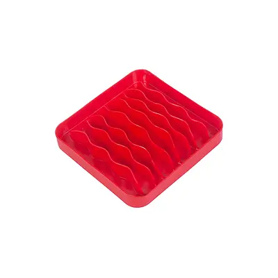 Comedouro Lento e Funcional Pet Games Pet Wave Vermelho para Cães e Gatos