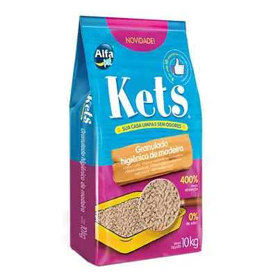 Granulado De Madeira Kets 10kg