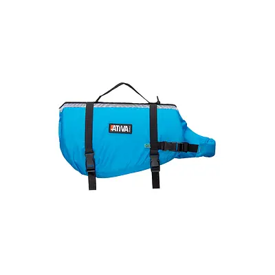 Colete Salva Vidas Náutica Ativa Pet Vest Azul para Cães