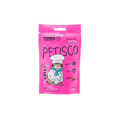 Petisco Nugget Cansei de Ser Gato Sabor Carne 40 g