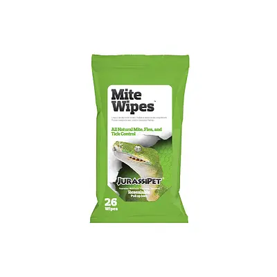 Lenços Umedecidos Tropical Mite Wipes para Répteis 26 Unidades