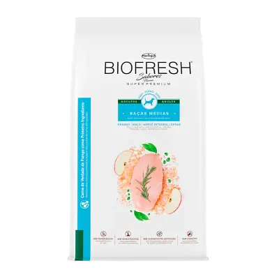 Ração Biofresh Sabores Cães Adultos Raças Médias 3kg