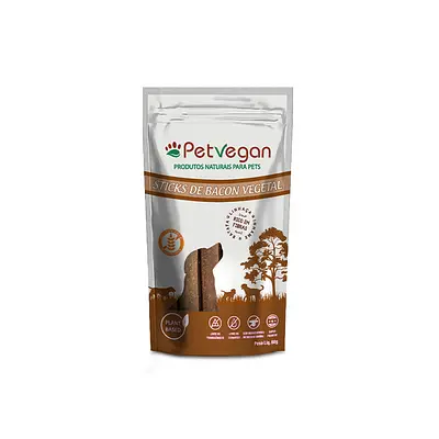 Sticks PetVegan Sabor Bacon para Cães 60 g