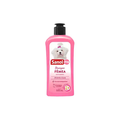Shampoo Sanol Dog Fêmea para Cães 500 ml