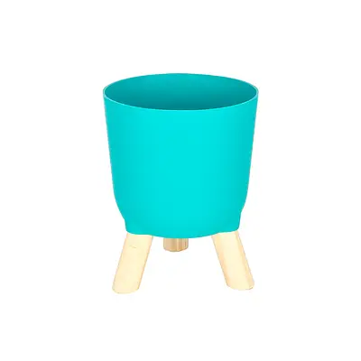 Cachepô All Garden Boho Verde Retrô