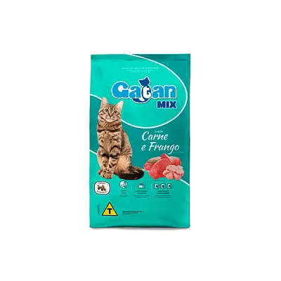Ração Magnus Gatan Sabor Mix de Carne e Frango para Gatos Adultos