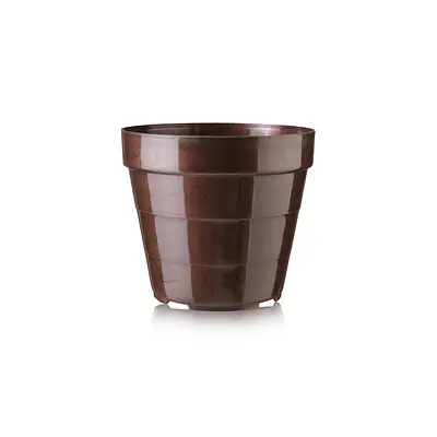 Cachepô Desli Vintage Marrom Imperador