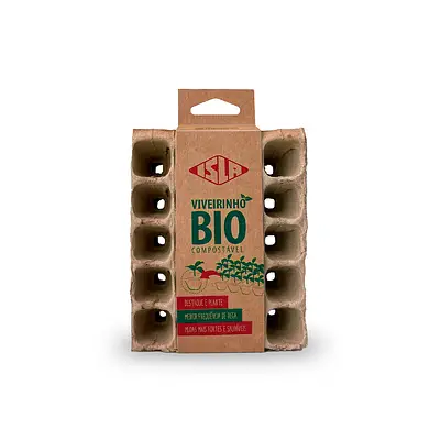 Viveirinho Biocompostável Isla para Jardim 2 Unidades