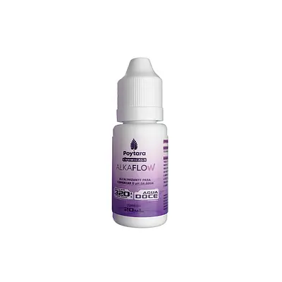 Condicionador de Água Poytara Chemicals Alkaflow para Aquários 20 ml