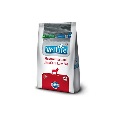 Ração Farmina Vet Life Gastrointestinal UltraCare Low Fat para Cães Adultos