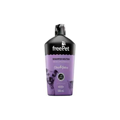 Shampoo Free Pet Neutro para Cães e Gatos 500 ml