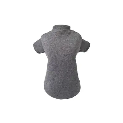 Blusa Fábrica Pet Moletom Cinza para Cães e Gatos