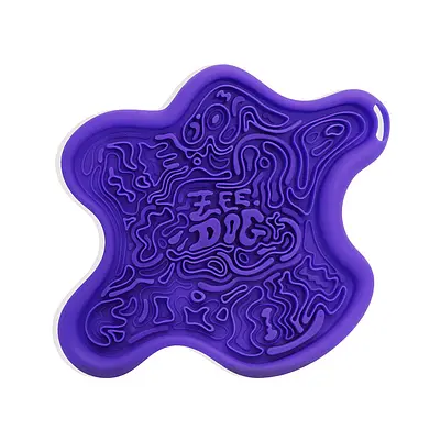 Comedouro Interativo Zee.Dog Lik Mat Violet para Cães