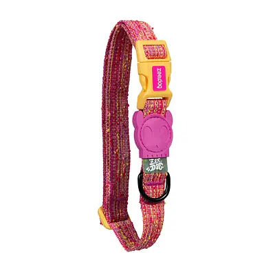 Coleira Zee.Dog Fuse Chop Rosa para Cães