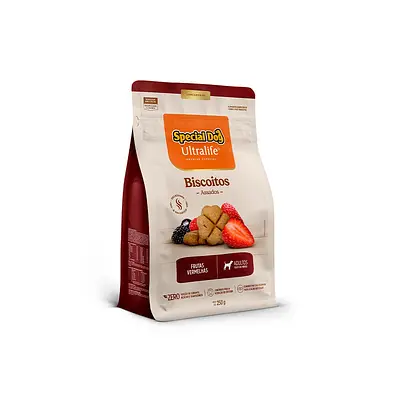 Biscoito Special Dog Ultralife para Cães Adultos Sabor Frutas Vermelhas 250 g
