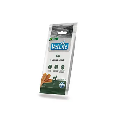 Petisco Dental Vet Life OD para Cães de Raças Médias e Grandes 100 g