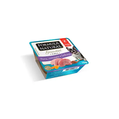 Ração Úmida Fórmula Natural Fresh Meat Gourmet para Cães Adultos Sabor Peru, Cenoura e Linhaça 70 g