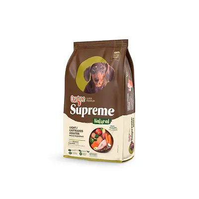 Ração Supreme Quatree Light para Cães Adultos Castrados de Porte Pequeno Sabor Frango e Salmão