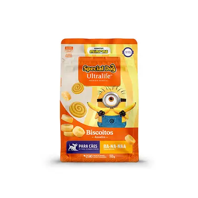 Biscoito Special Dog Ultralife Edição Limitada Banana para Cães 250 g