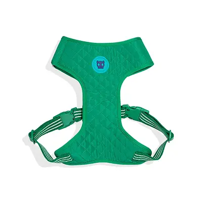 Peitoral Zee.Dog Air Mesh Ajustável Velvet Vibes Vert para Cães