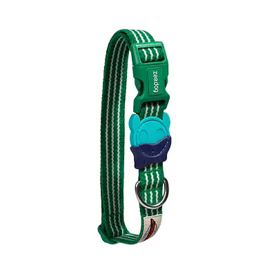 Coleira Zee.Dog Velvet Vibes Vert para Cães