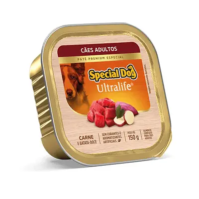 Ração Special Dog Pate Cães Adultos Carne 150g