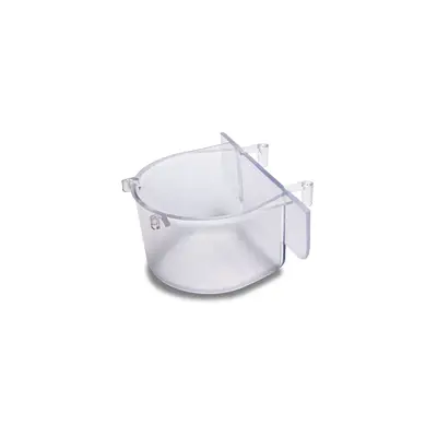 Comedouro InjetFour com Gancho Transparente para Papagaios 110 ml
