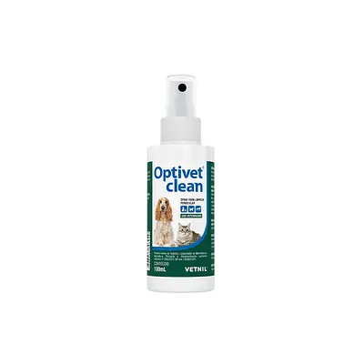 Optivet Clean Vetnil Limpeza Periocular para Cães e Gatos 100 ml