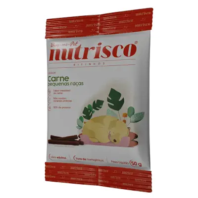 Bifinho Cães Nutrisco Carne Raças Pequenas 50g