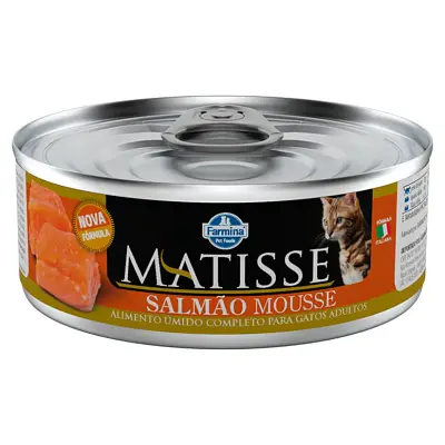 Ração Úmida Matisse Gatos Salmão Mousse 85g
